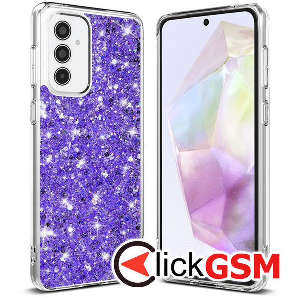 Husa Sparkly Glitter  mov Samsung Galaxy A35 9kd