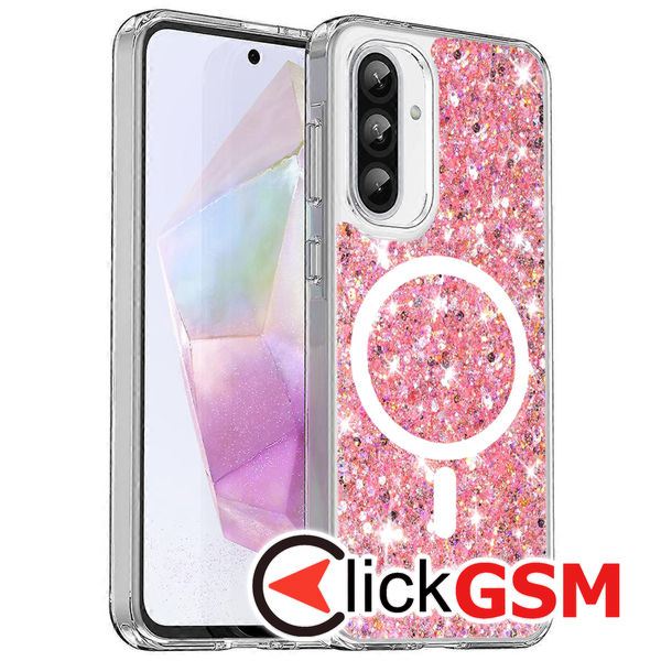 Husa Sparkly Glitter  roz Samsung Galaxy A36 4qx