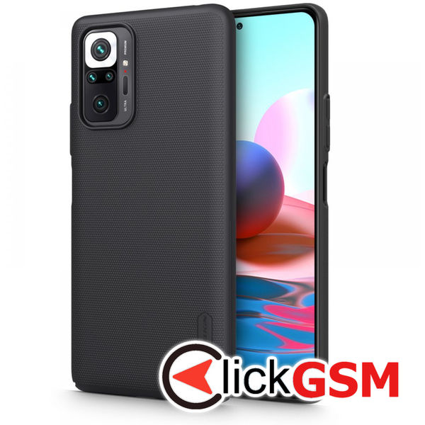 Accesoriu Husa Super Frosted Negru Xiaomi Redmi Note 10 Pro