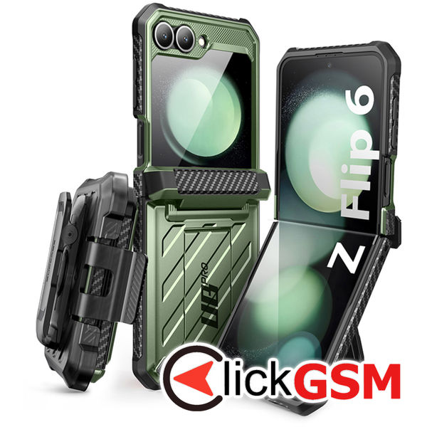 Husa Unicorn verde Samsung Galaxy Z Flip6 elq