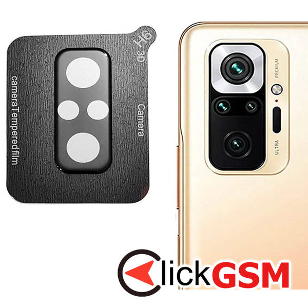 Protectie Camera  negru Xiaomi Redmi Note 10 Pro Max 7v8