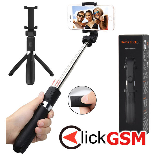 Selfie stick  negru Universal 6mm