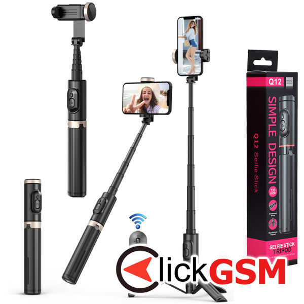 Selfie stick  negru Universal 6nf