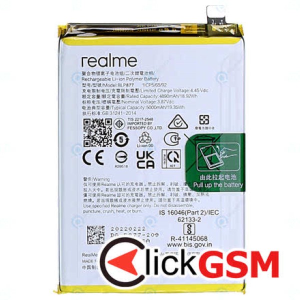 Fix Acumulator Realme C31