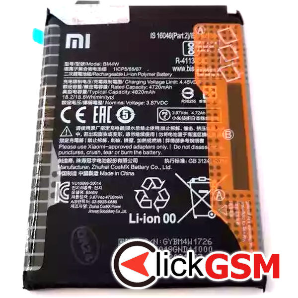 Fix Baterie Xiaomi Mi 10t Lite