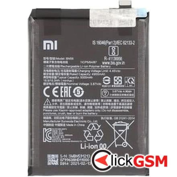 Fix Baterie Xiaomi Redmi Note 10s