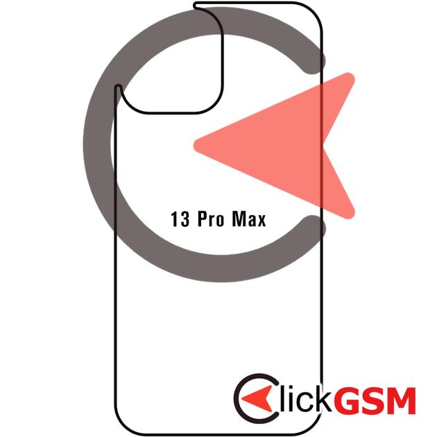 Folie Protectie Spate UV Silicon Apple iPhone 13 Pro Max 2og