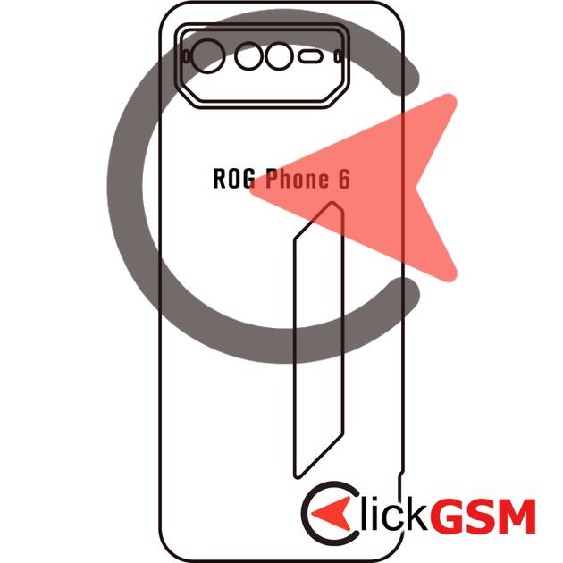 Folie Protectie Spate Skin Carbon Asus ROG Phone 6 4oe