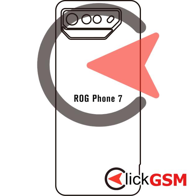 Folie Protectie Spate Skin Carbon Asus ROG Phone 7 212t