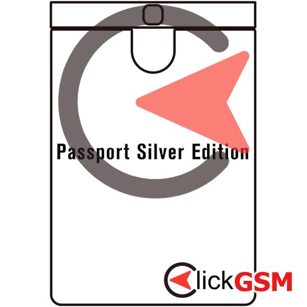 Folie Protectie Spate Skin High BlackBerry Passport Silver Edition