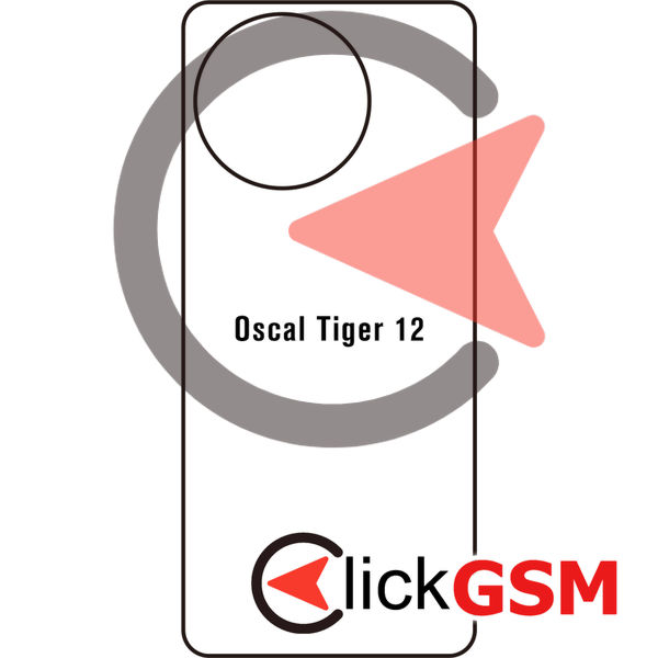 Folie Blackview Oscal Tiger 12 Back Stickers