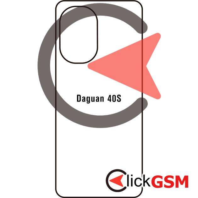 Folie Protectie Spate Skin Carbon Coolpad Daguan 40s 2xj4
