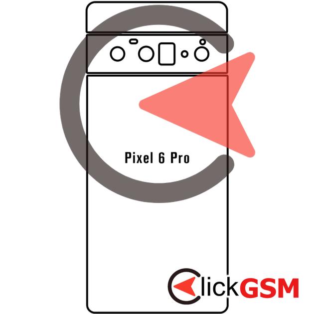 Folie Protectie Spate Skin Glitter Google Pixel 6 Pro b72