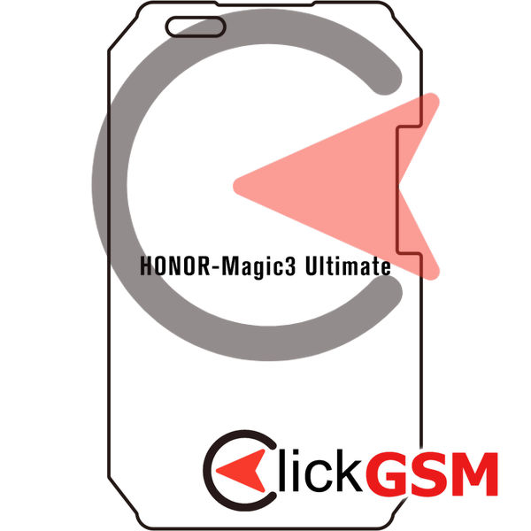 Folie Honor Magic 3 Pro+ Front Half A