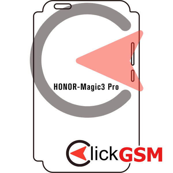 Folie Honor Magic3 Pro Front Half A