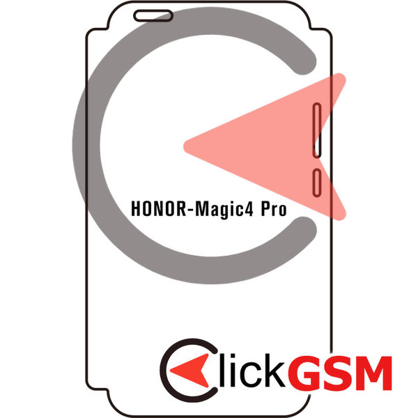 Folie Honor Magic4 Pro Front Half A