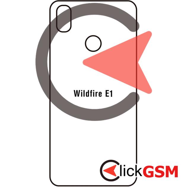 Folie Protectie Spate UV Silicon HTC Wildfire E1 Plus g77