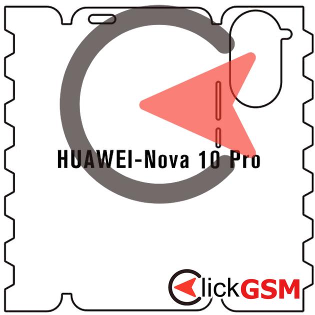 Folie Protectie Completa Spate UV Silicon Huawei nova 10 Pro