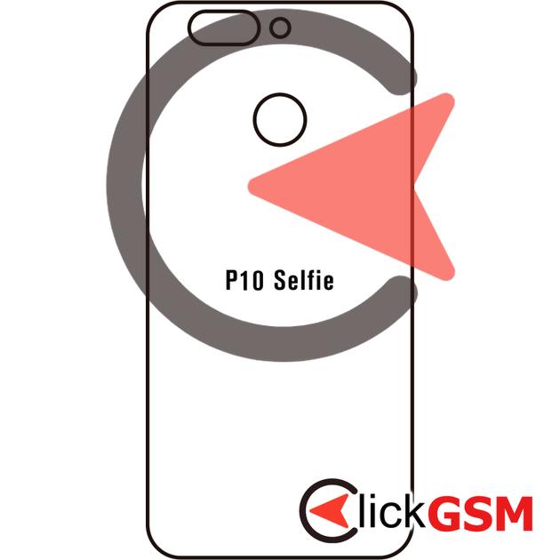 Folie Protectie Spate UV Silicon Huawei P10 Selfie 2ag6