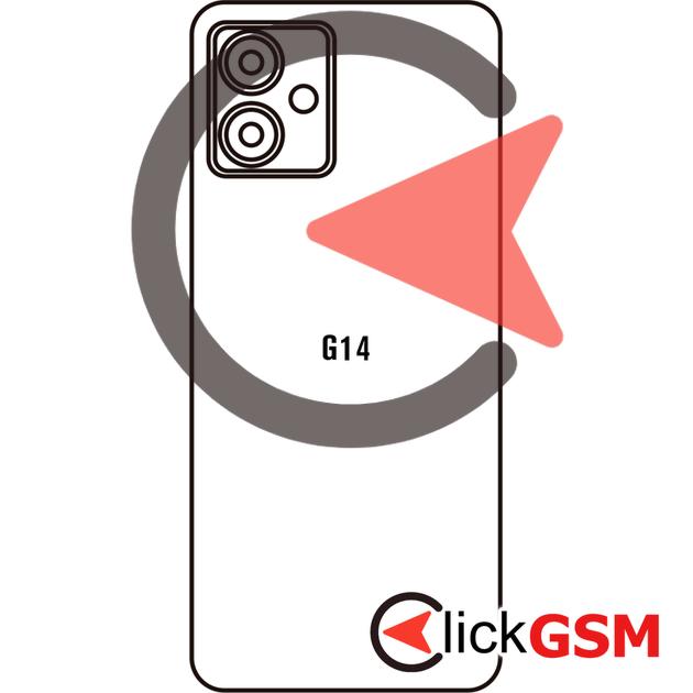 Folie Protectie Spate UV Silicon Motorola Moto G14