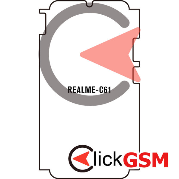 Folie Realme C61 Front Half