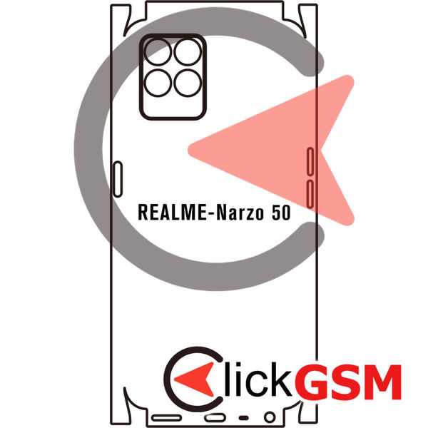 Folie Realme Narzo 50 All