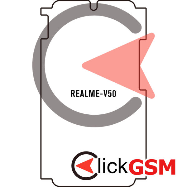 Folie Realme V50 Front Half