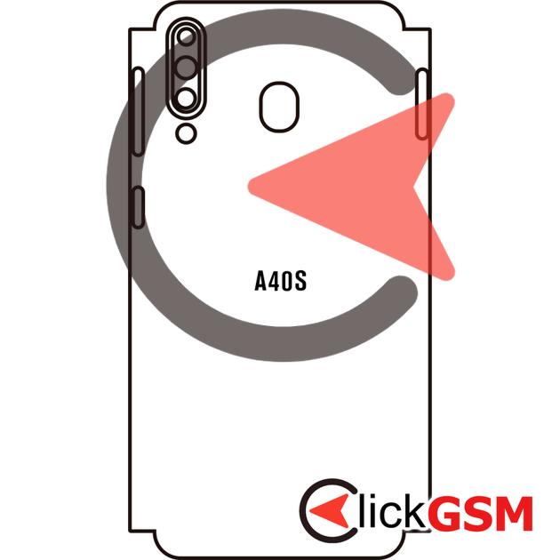 Folie Protectie Completa Spate Skin Matte Samsung Galaxy A40s 2j94