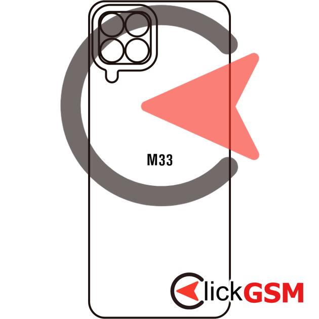 Folie Protectie Spate Skin Glitter Samsung Galaxy M33 5G 2lnw