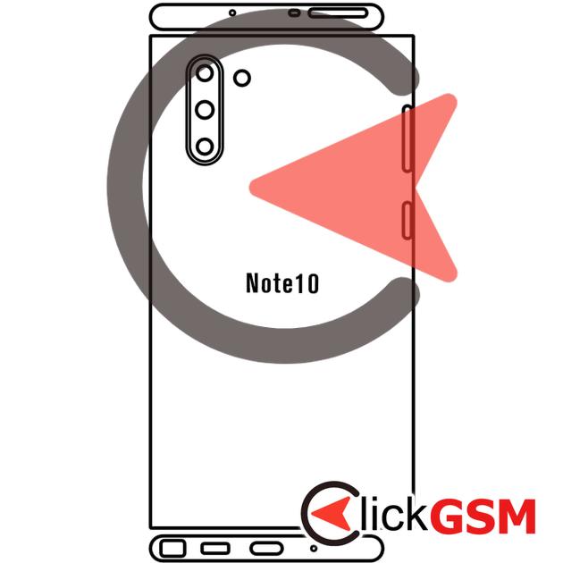 Folie Protectie Completa Spate Galaxy Note10