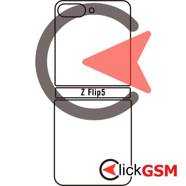 Folie Protectie Spate Skin Matte Samsung Galaxy Z Flip5 33d4