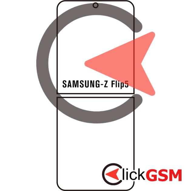 Folie Protectie Ecran UV Silicon Samsung Galaxy Z Flip5 33c3