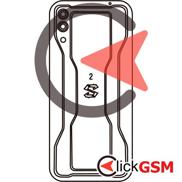 Folie Protectie Spate UV Silicon Xiaomi Black Shark 2 35r8