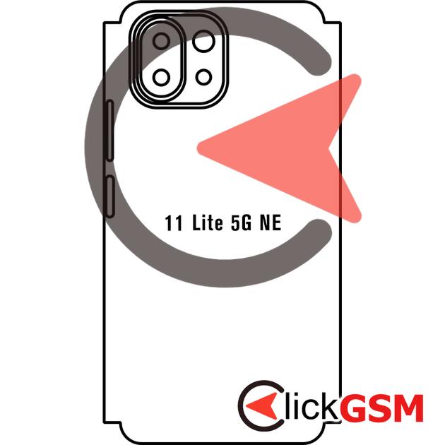 Folie Protectie Completa Spate UV Silicon Xiaomi 11 Lite 5G NE