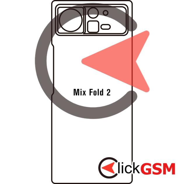 Folie Protectie Spate Skin Carbon Xiaomi Mi Mix Fold 2 2v7v