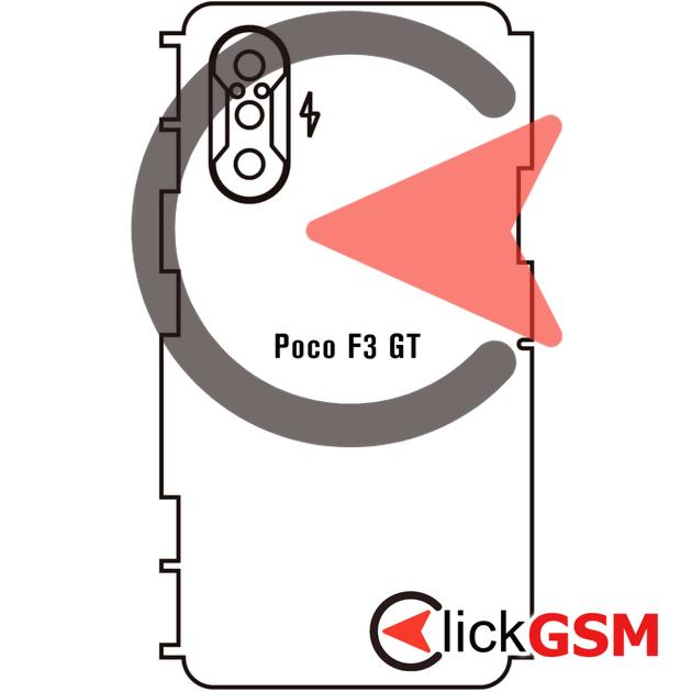 Folie Protectie Completa Spate UV Silicon Xiaomi POCO F3 GT