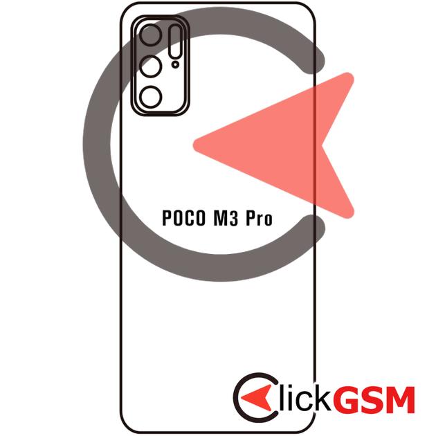 Folie Protectie Spate UV Silicon Xiaomi POCO M3 Pro 5G