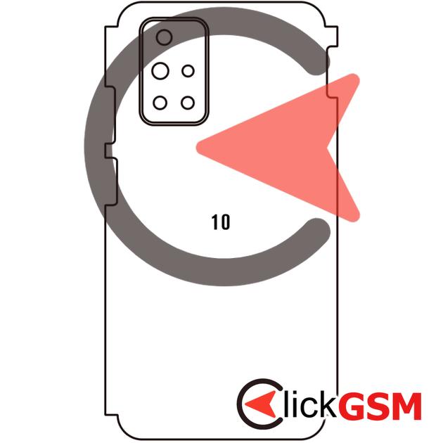 Folie Protectie Completa Spate Skin Matte Xiaomi Redmi 10 2022 1u5t