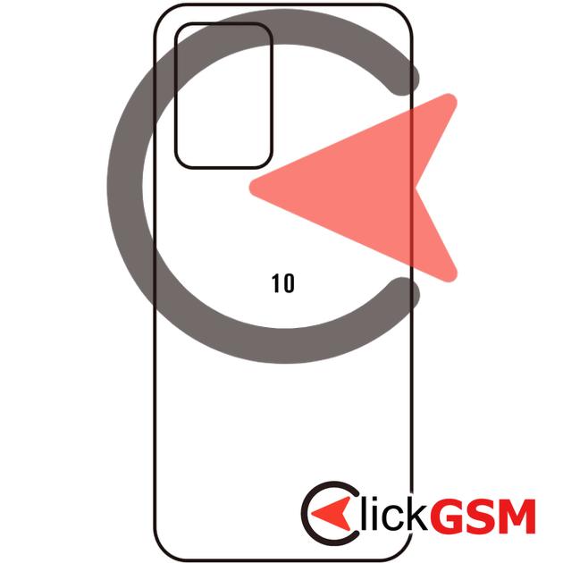 Folie Protectie Spate UV Silicon Xiaomi Redmi 10 5G