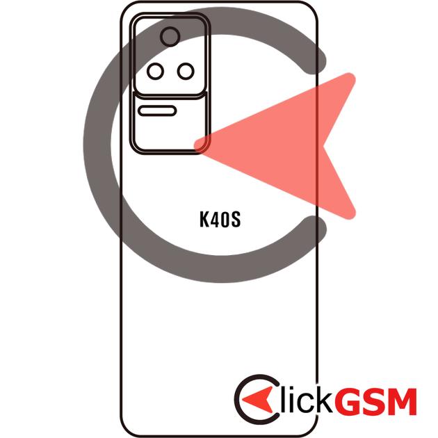 Folie Protectie Spate Skin Glitter Xiaomi Redmi K40S 36q1