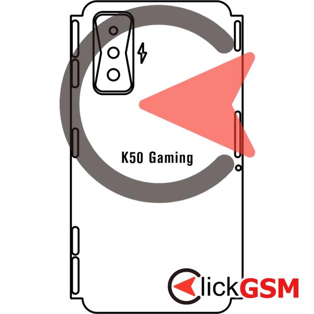 Folie Protectie Completa Spate UV Silicon Xiaomi Redmi K50 Gaming Edition 36ql