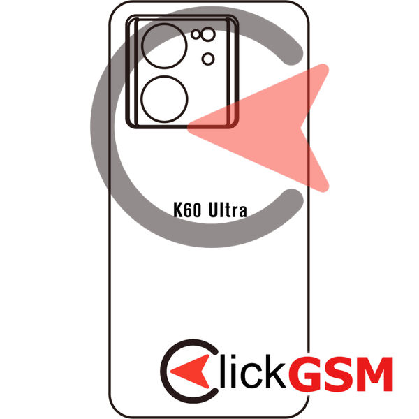 Folie Xiaomi Redmi K60 Ultra Back 1