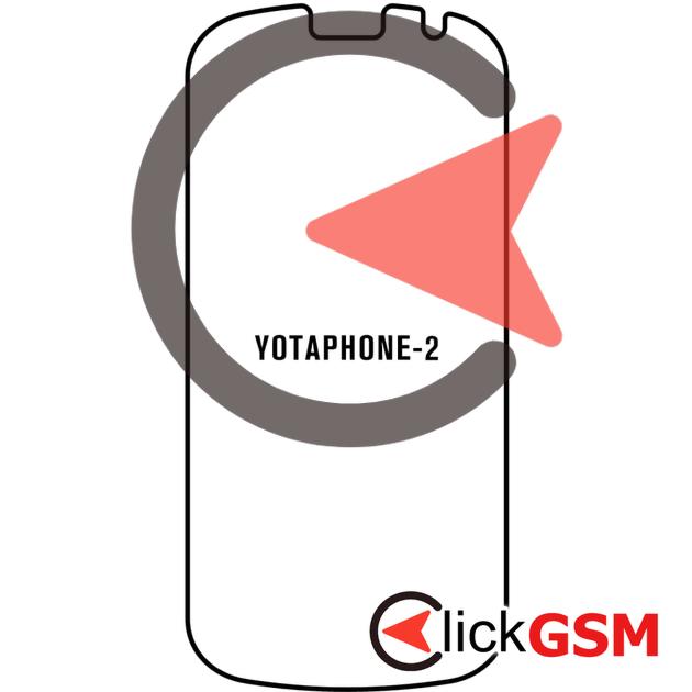 Folie Protectie Ecran Frendly UV Silicon Yota YotaPhone 2 1xh1