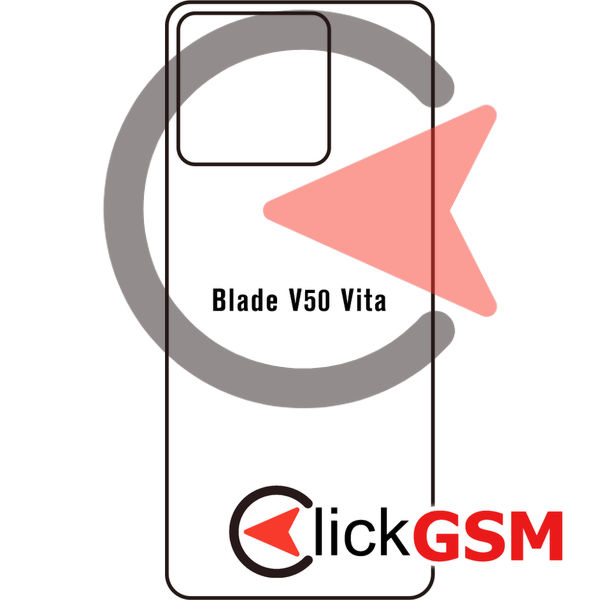 Folie Zte Blade V50 Vita Back Stickers