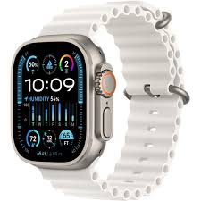 Service GSM Apple Apple Watch Series Ultra 1/ 2 49mm Rear Housing Glass Cover(Silver)