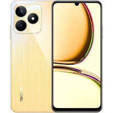 Service GSM Realme Back cover or battery cover gold for Realme C53 RMX3760 with camera cover