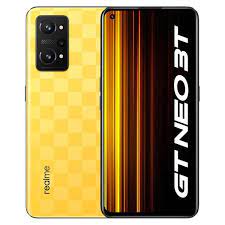 Service GSM Realme back cover or battery cover yellow for Realme GT Neo 3T with lens camera black premium quality