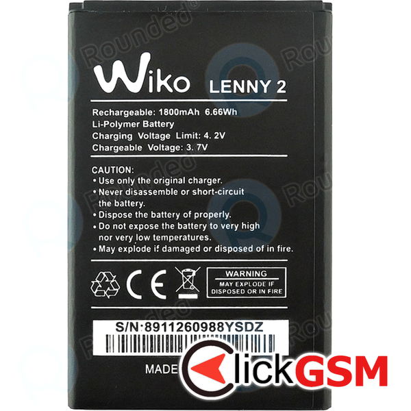 Piesa Piesa Acumulator Wiko Lenny 2 3e0h