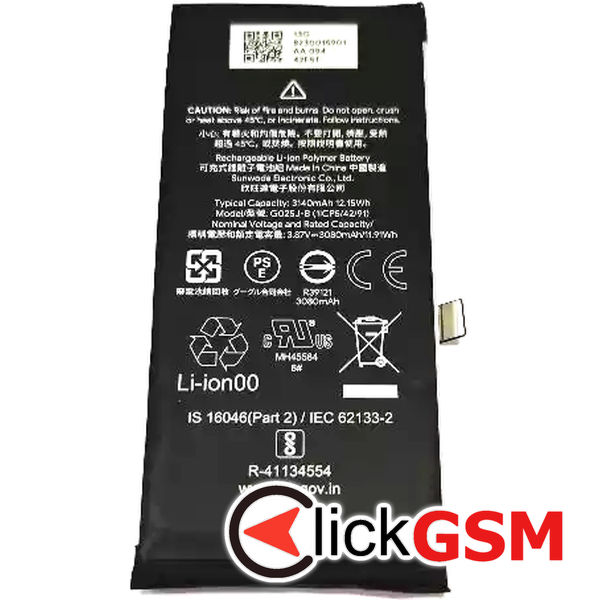 Piesa Baterie Originala Google Pixel 4a 4g 56h8