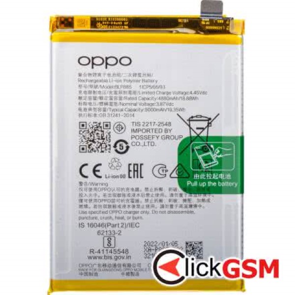 Baterie Originala Oppo A96 2xfk